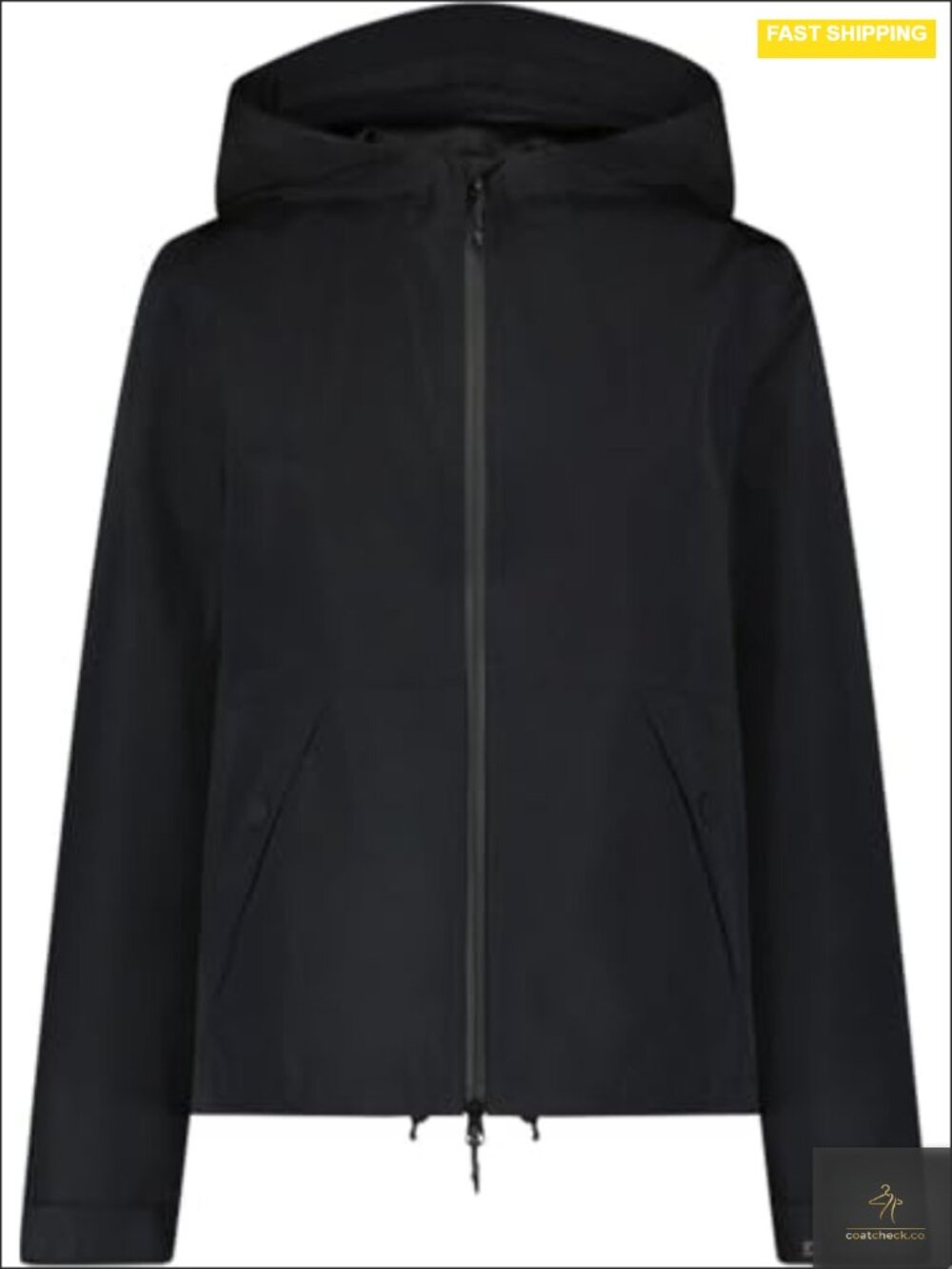 Lightweight Packable Windbreaker Jacket, Water-Repellent, Full Zip Hooded, 100%